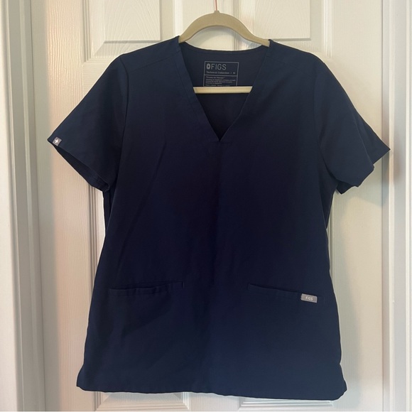 Figs navy casma scrub top - Picture 3 of 8